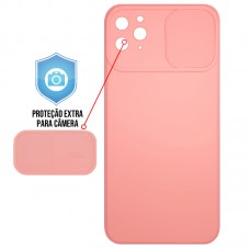 Capa para iPhone 11 Pro Max - Emborrachada Cam Protector Rosa